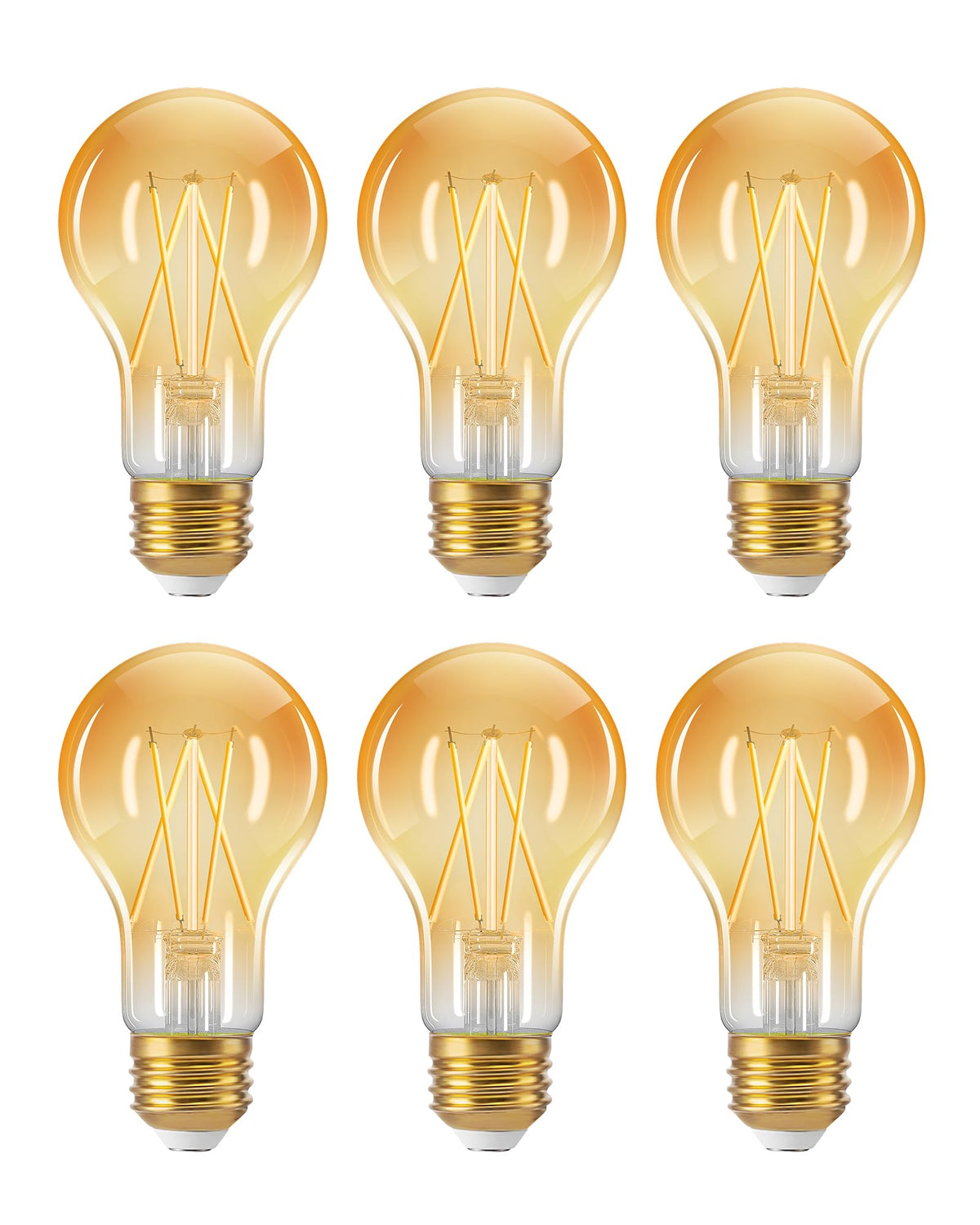 EDISHINE vintage LED Edison bulb with clear glass for retro ambiance and bright task lighting.