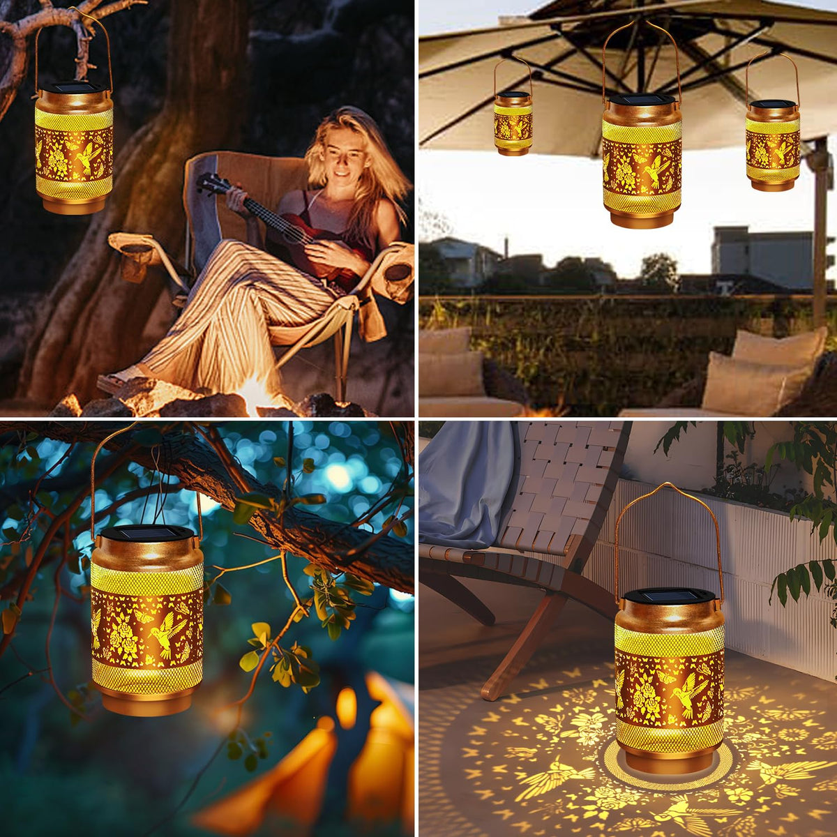 EDOF outdoor lanterns auto on at dusk for effortless ambient lighting.