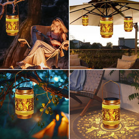 EDOF outdoor lanterns auto on at dusk for effortless ambient lighting.