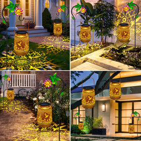 EDOF IP65 waterproof solar lantern stands up to rain and dew.