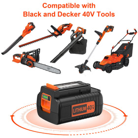 EDRF 40V MAX battery with BMS protection, guards against faults