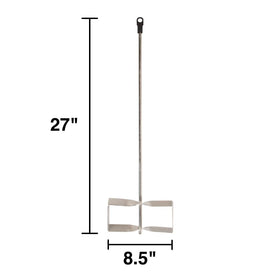 Edward Tools paddle mixer hex shaft 1/2-inch drill compatibility for easy attachment