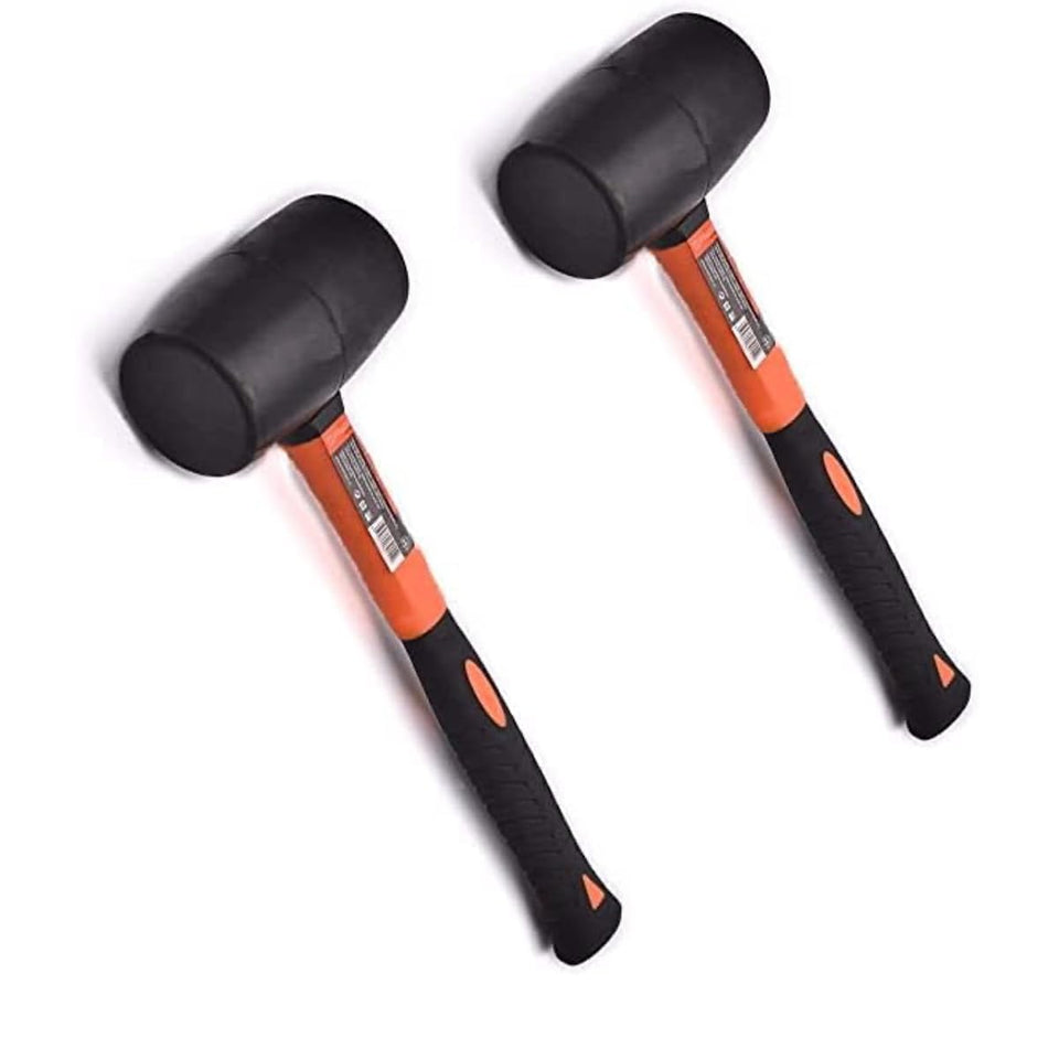 Edward Tools rubber mallet 16oz head for gentle, non-marring blows in woodworking.