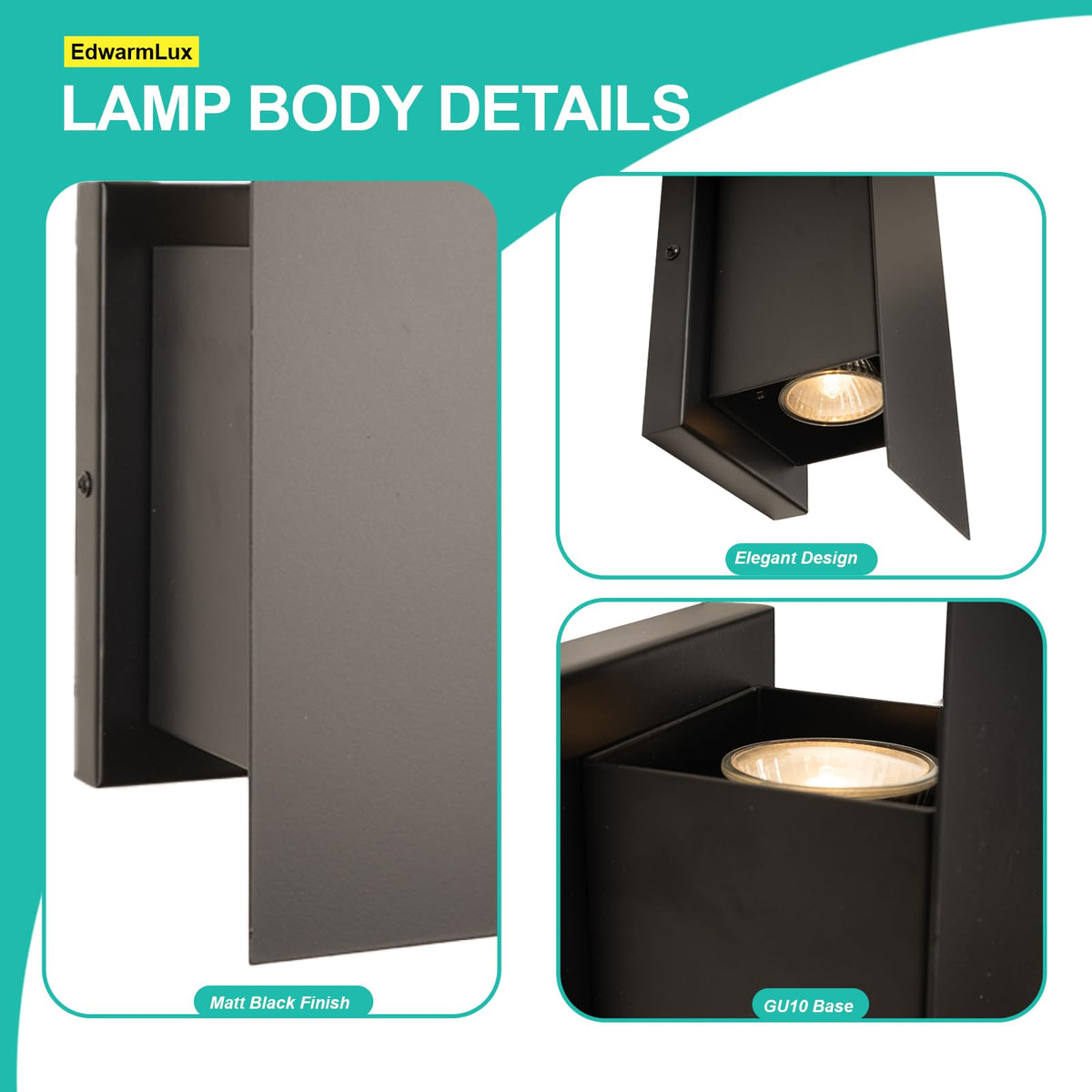 Edwarmlux ETL-listed sconce ensuring safe, reliable performance