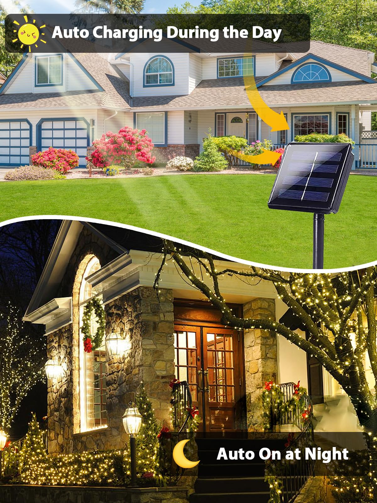 EEW eight lighting modes for versatile dusk-to-dawn ambiance.