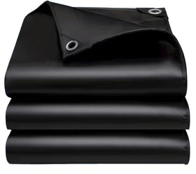 EEATUZTL 10x12ft tarp provides waterproof protection for outdoor spaces