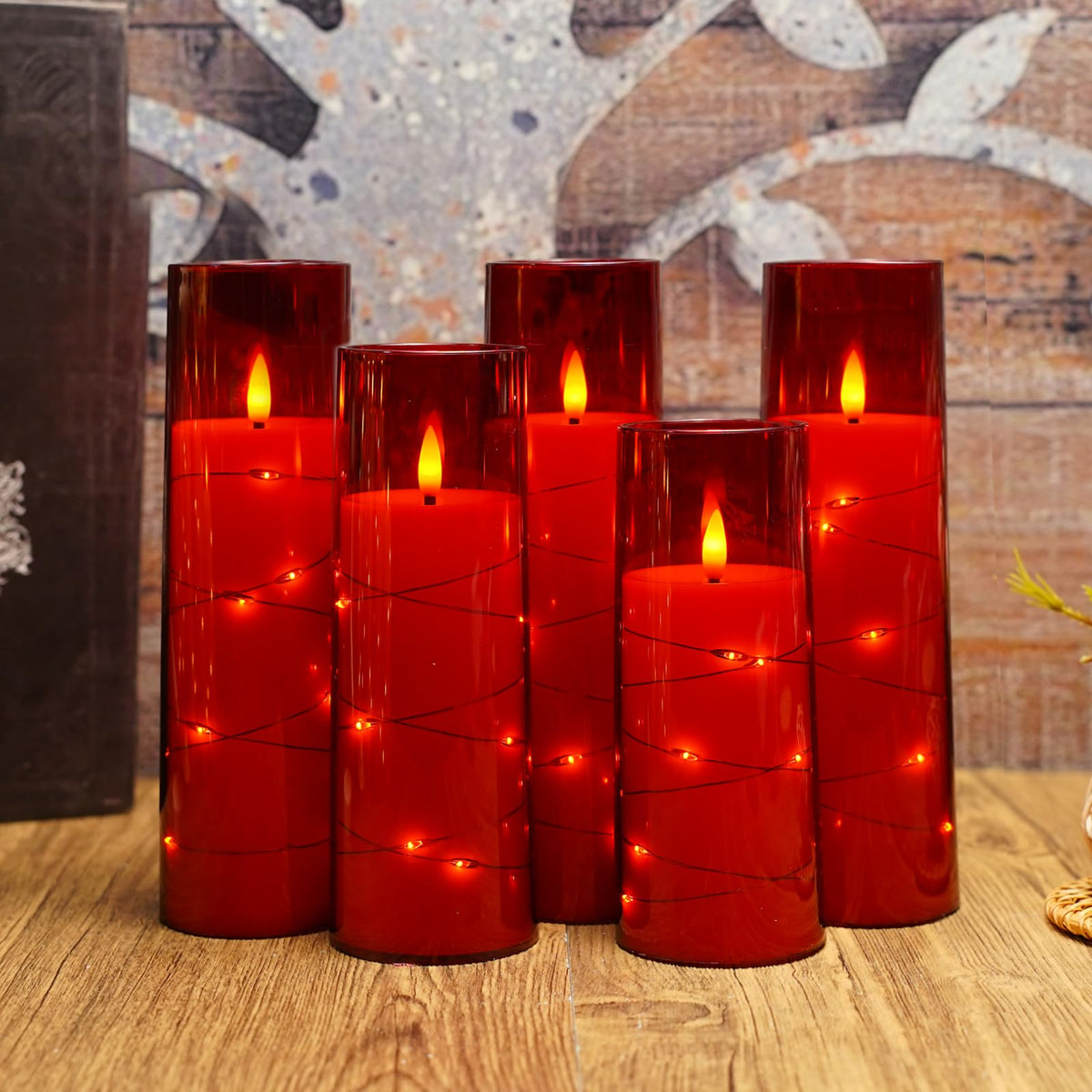 Eebuss battery-operated candles offer placement freedom without wall outlets.