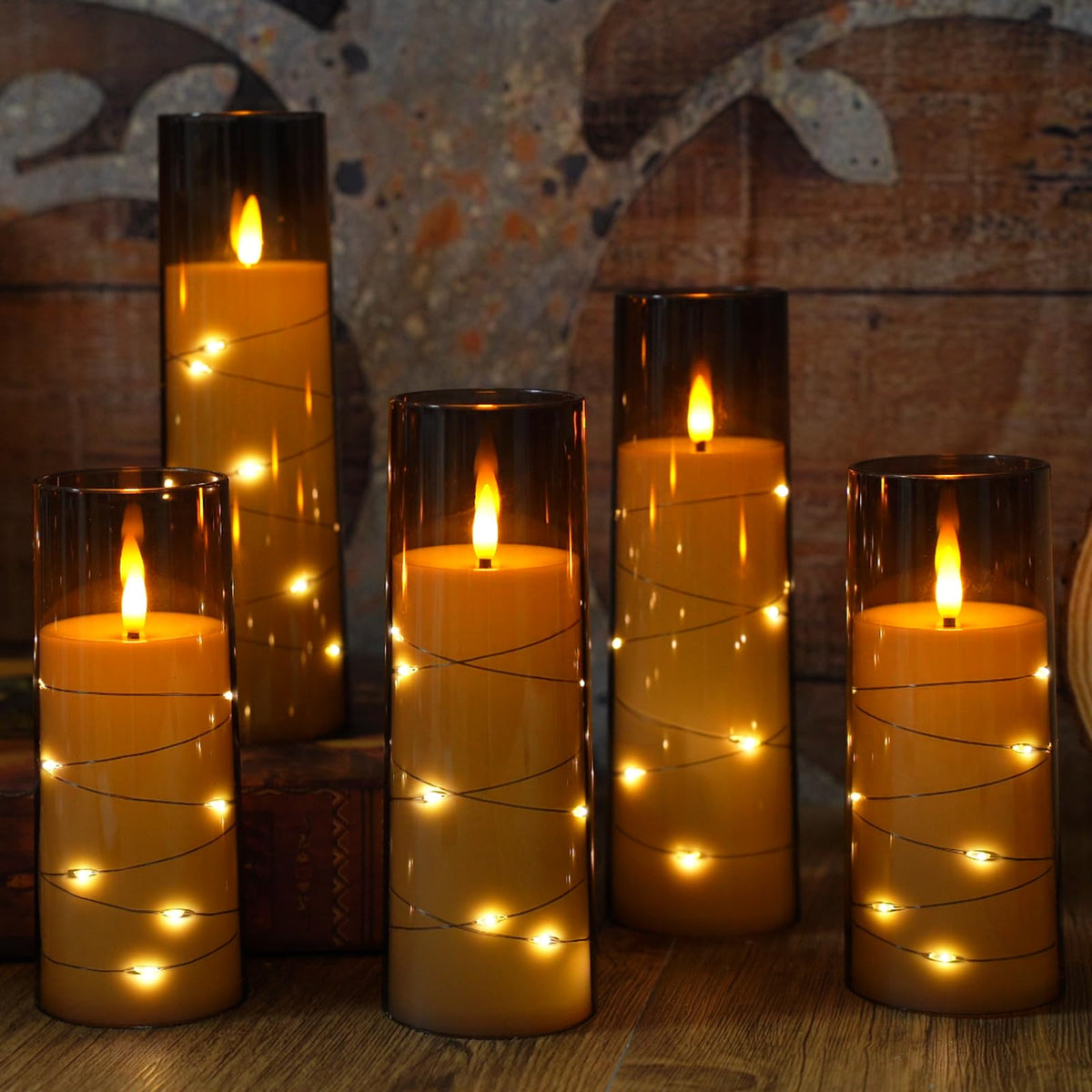 Eebuss battery-operated candles offer flexible placement on tables