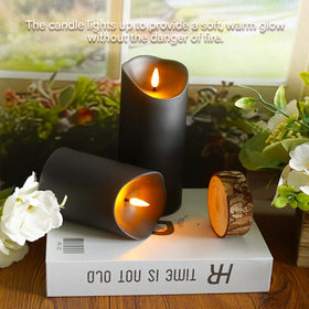 Eebuss realistic flicker candles enhancing cozy spaces
