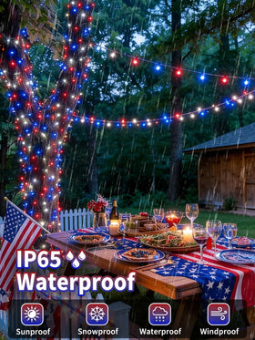 EEW green-wire decorative lights for yard or border accents