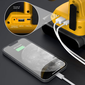 EEFOW work light shows four modes for white and warm tones across tasks.
