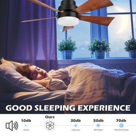 Ultra-quiet EEK socket fan light suitable for bedrooms