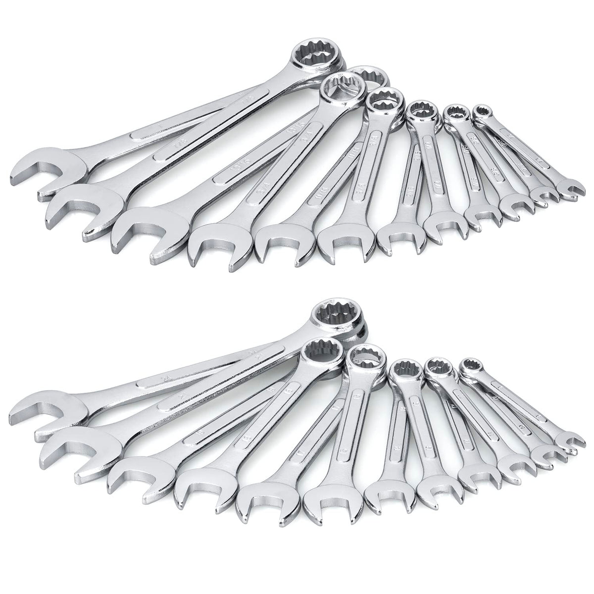 Chrome vanadium steel construction for durability and long-lasting use.