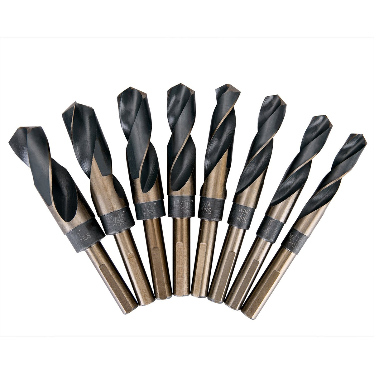 EFFICERE gold titanium and black nitride coating reduces wear and extends life.