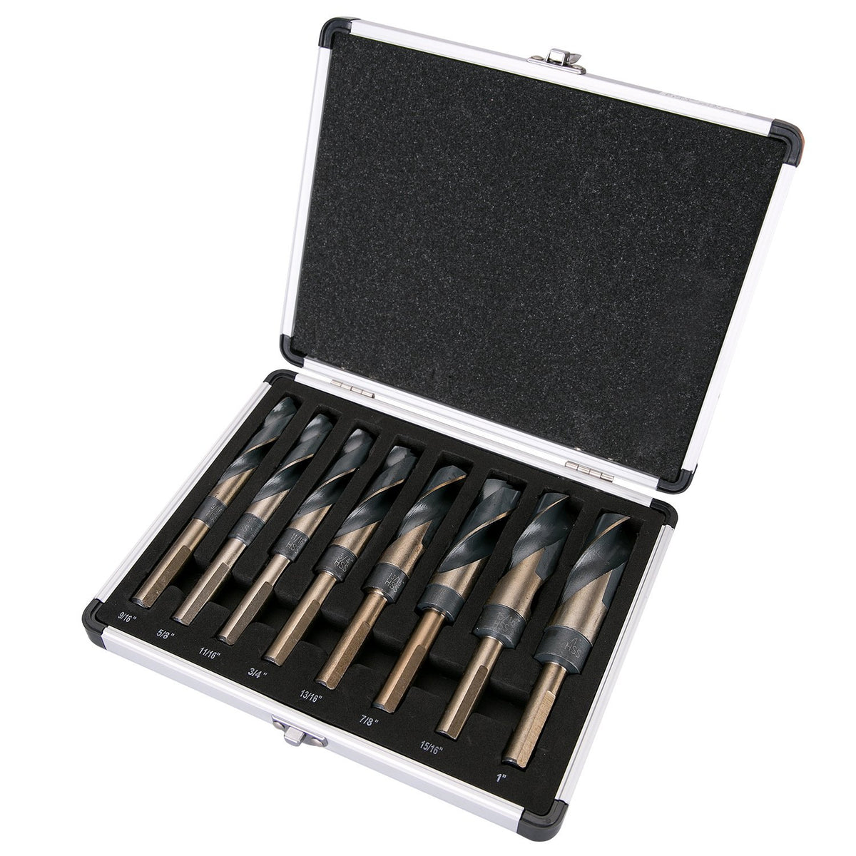 EFFICERE large-diameter bits drilling from 9/16 to 1 inch for big holes.