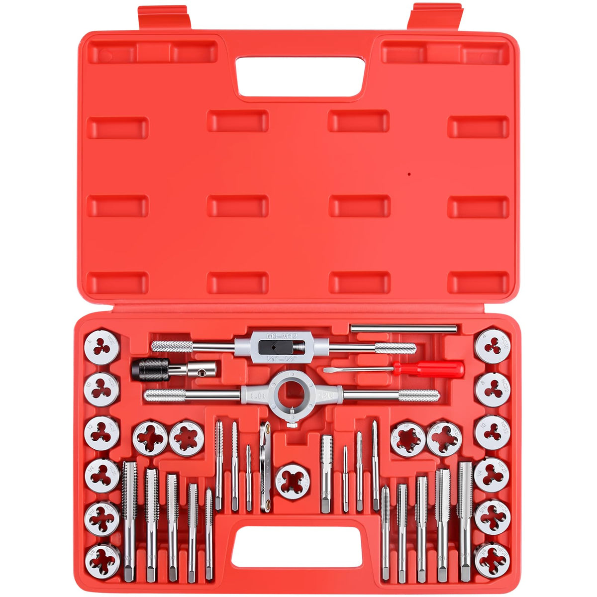 EFFICERE taps and dies collection highlighting versatile threading tools for multiple thread types