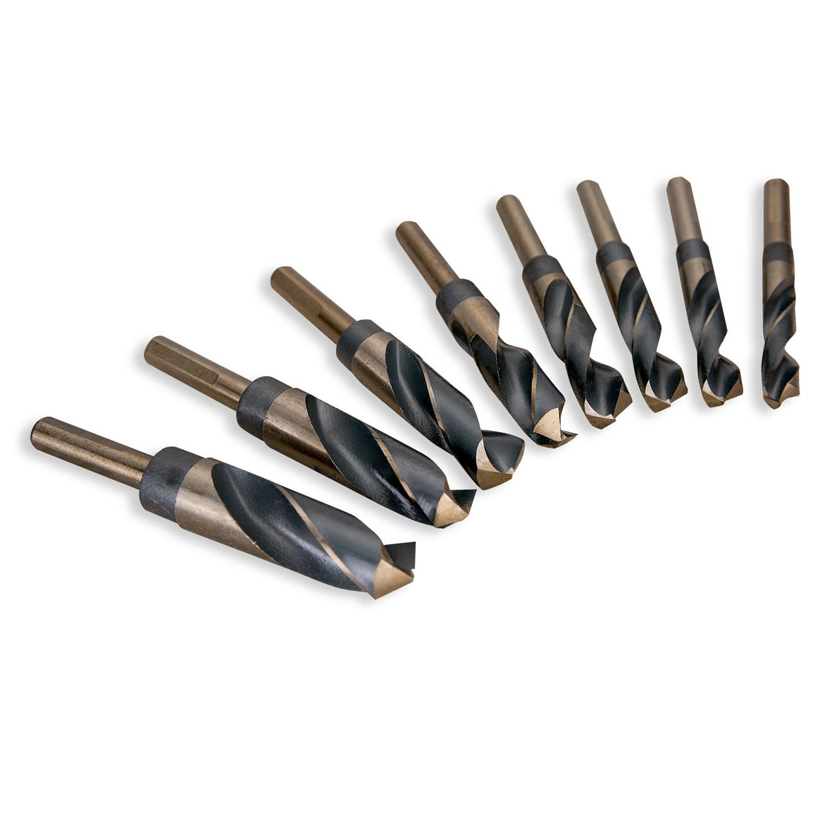 EFFICERE tri-flatted shank end locks onto the chuck to reduce slippage.