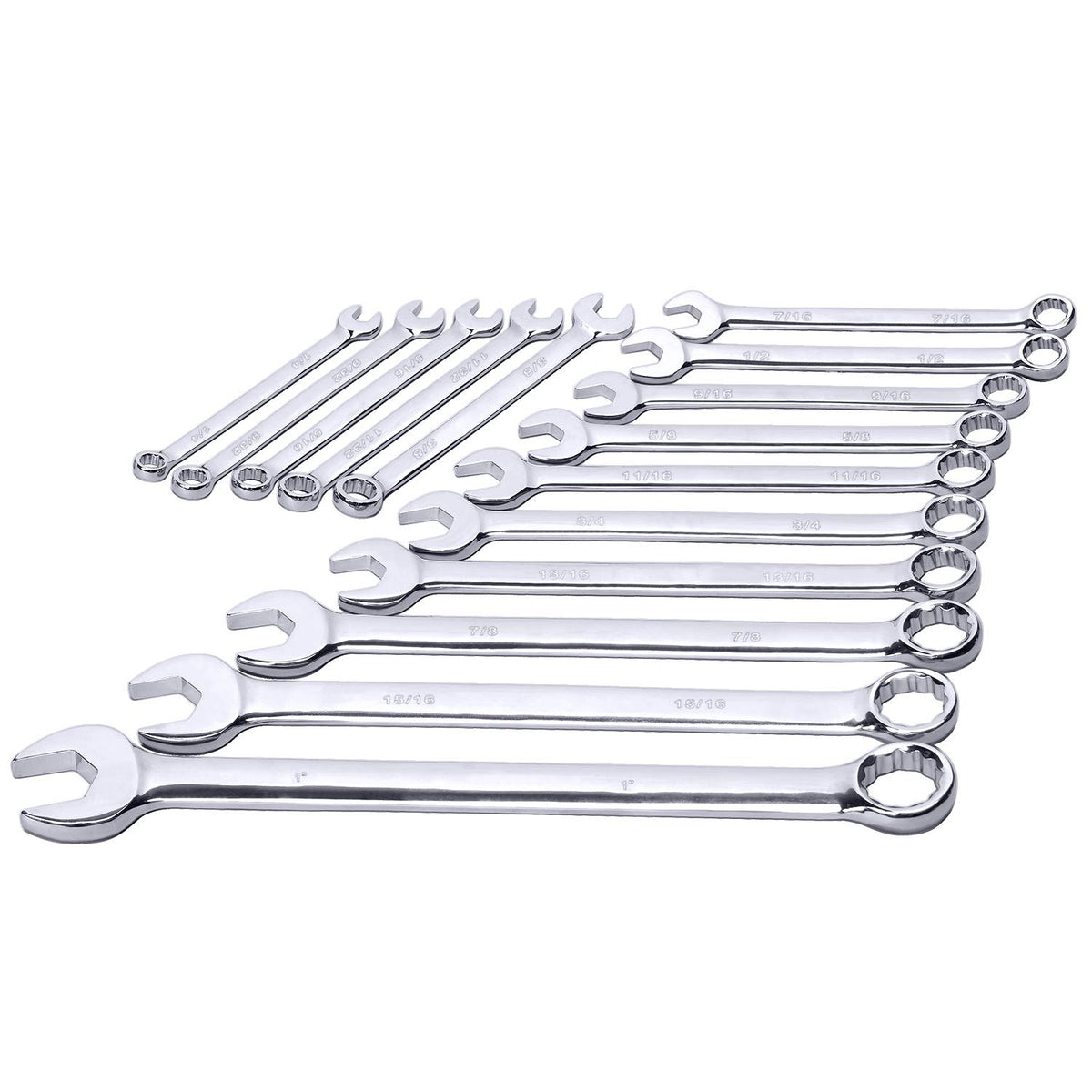 EFFICERE 12-point box end with 15-degree offset increases access