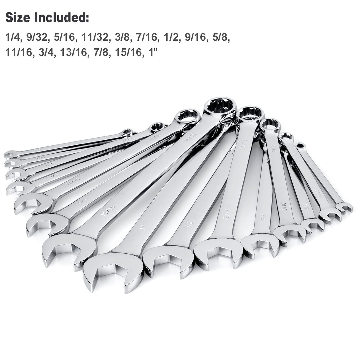EFFICERE long-pattern wrench set provides better leverage on stubborn bolts