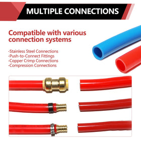 EFIELD chemical-resistant PEX-B tubing resists chlorine
