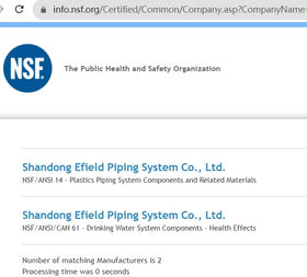 EFIELD compatible fittings for crimp and push-fit connections