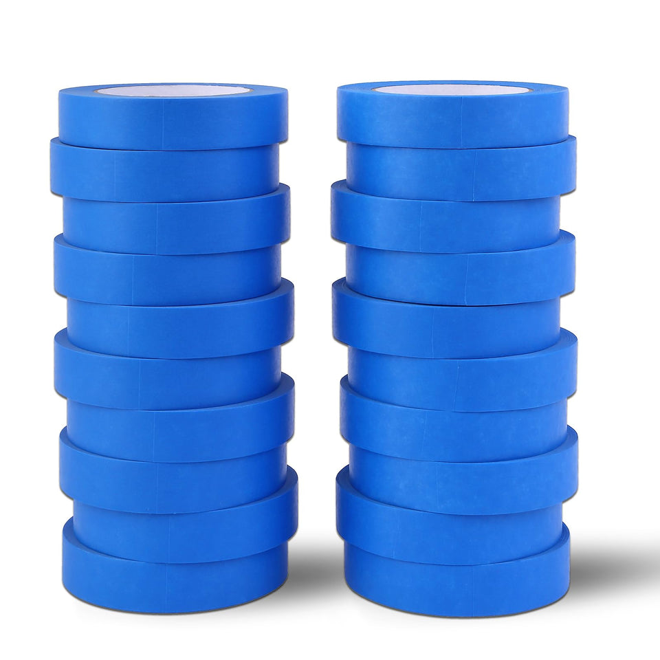 EFOK blue painter's tape close-up with strong adhesive for precise lines