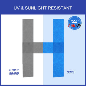 EFOK blue painter's tape on wall edge demonstrates clean masking lines