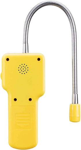 EG Gas Leak Detector 12-inch flexible probe extended toward pipes.