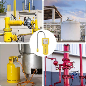 EG Gas Leak Detector lifetime warranty with included safety guide.