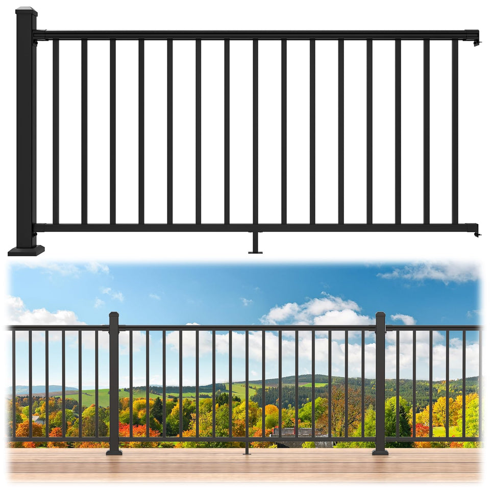Egadis porch deck rail kit packaging for quick outdoor setup