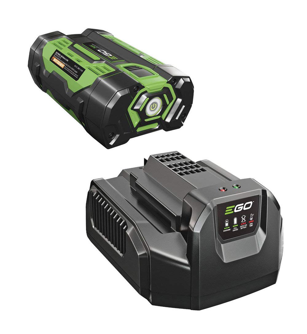 EGO Power+ BA1400 56V 2.5Ah battery with charger for extended outdoor tool runtime