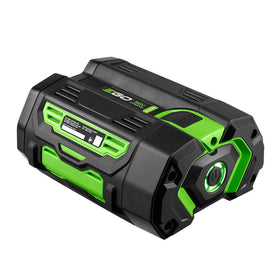EGO Power+ battery used with tools shows compatibility and extended run time for outdoor tasks.