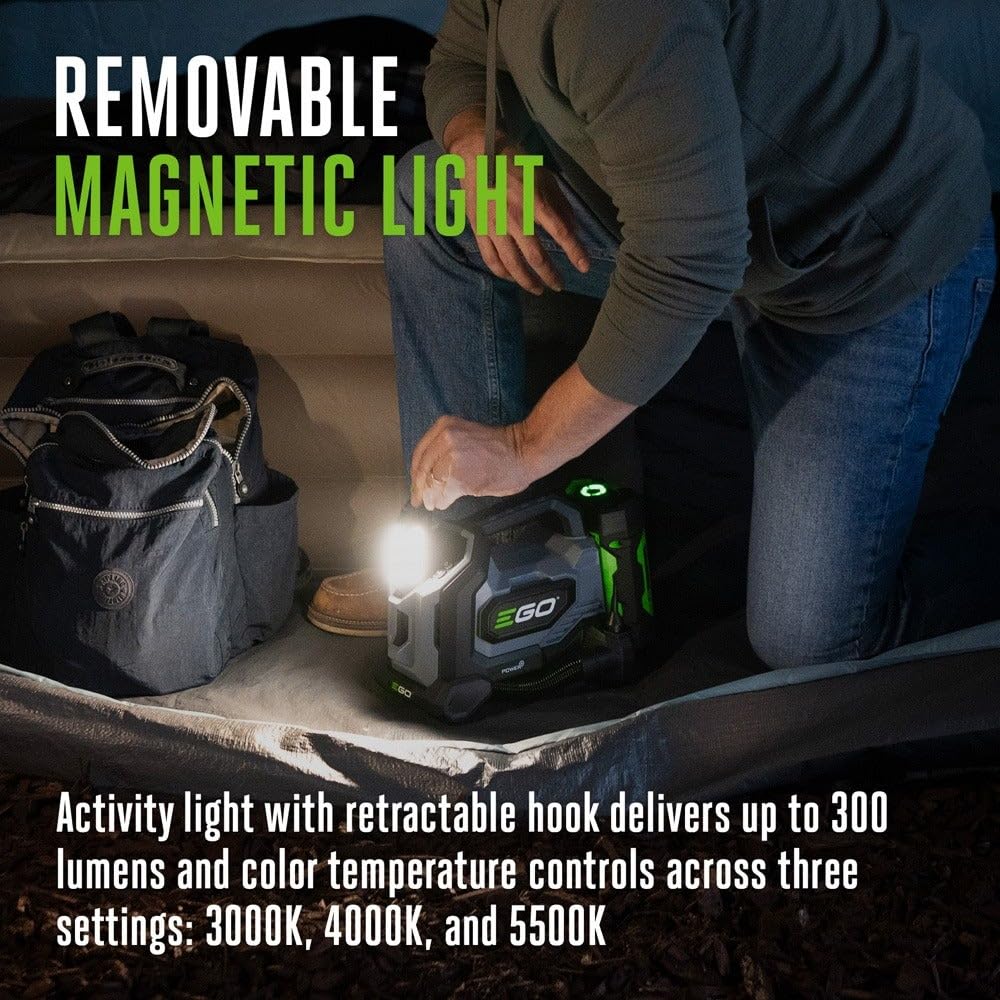 EGO Power+ inflator with accessories kit ready for tires and bikes
