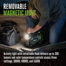 EGO Power+ inflator with accessories kit ready for tires and bikes