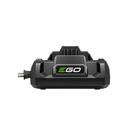 EGO Power+ CH3200 angled side view highlighting rapid charging capability.