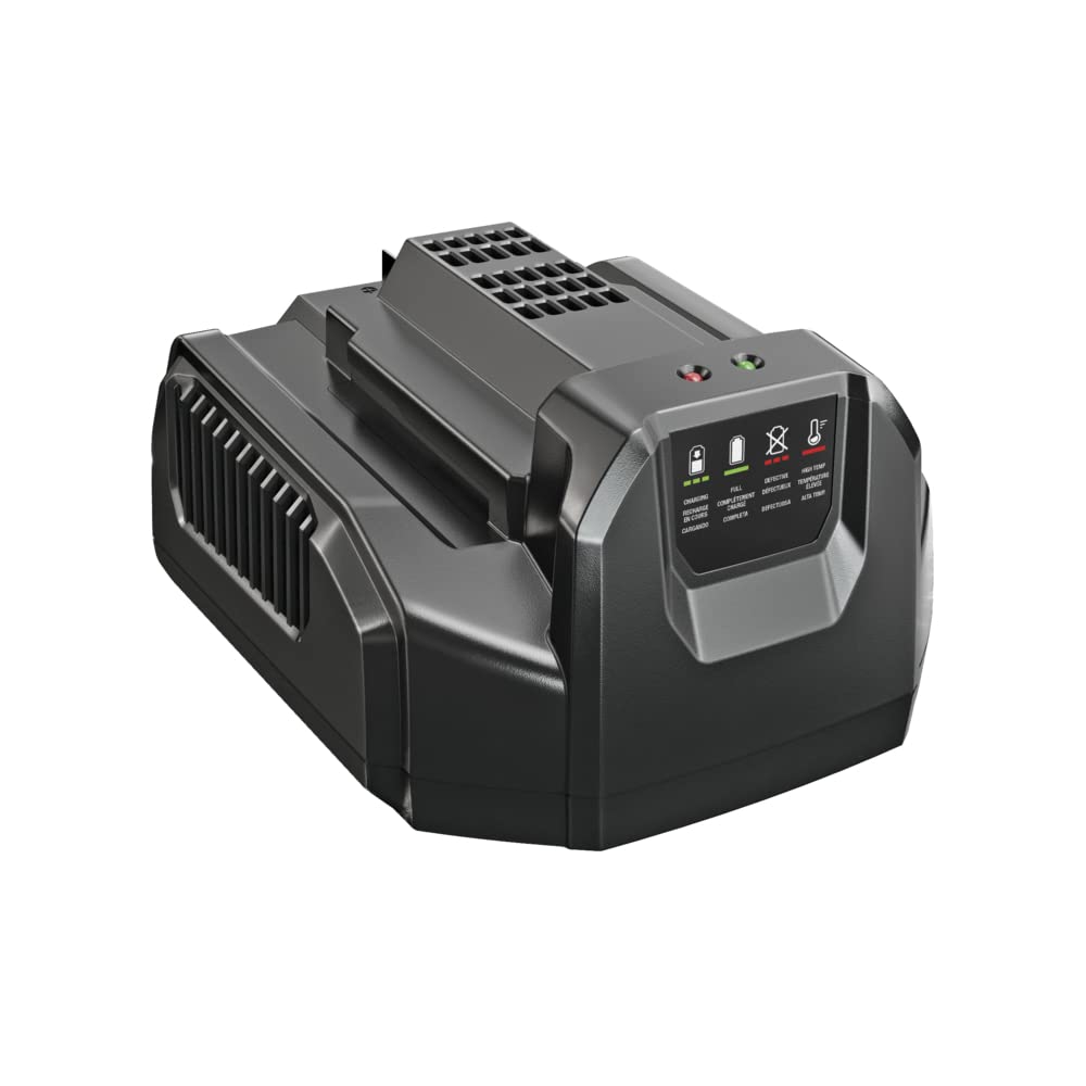 EGO Power+ CH2100 front view charger with status LEDs for quick checks
