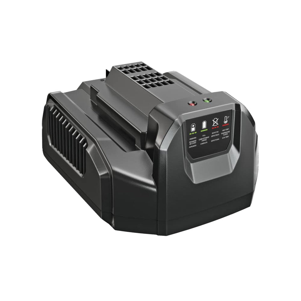 EGO Power+ CH2100 front view charger with status LEDs for quick checks