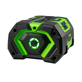 EGO Power+ 56V 7.5Ah battery warranty label indicating 3-year coverage.