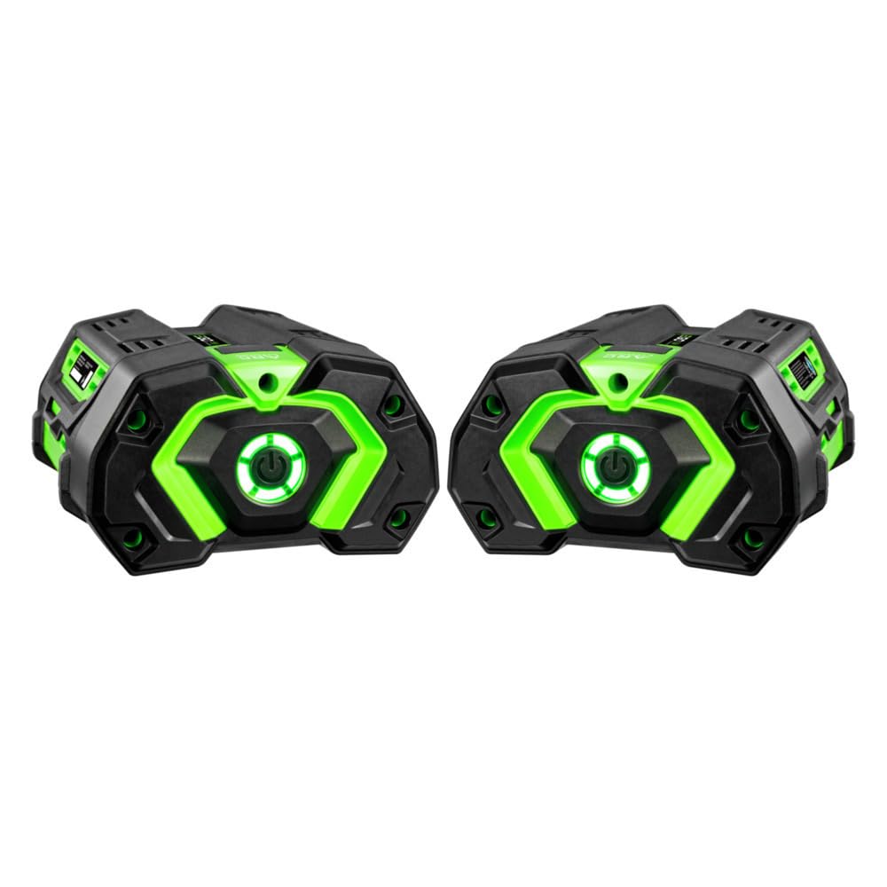 EGO Power+ 56V two-pack in use offering continuous cordless performance.