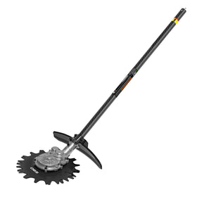 EGO Power+ Roto Cut attachment with nine-inch blades for precise edging along fences.