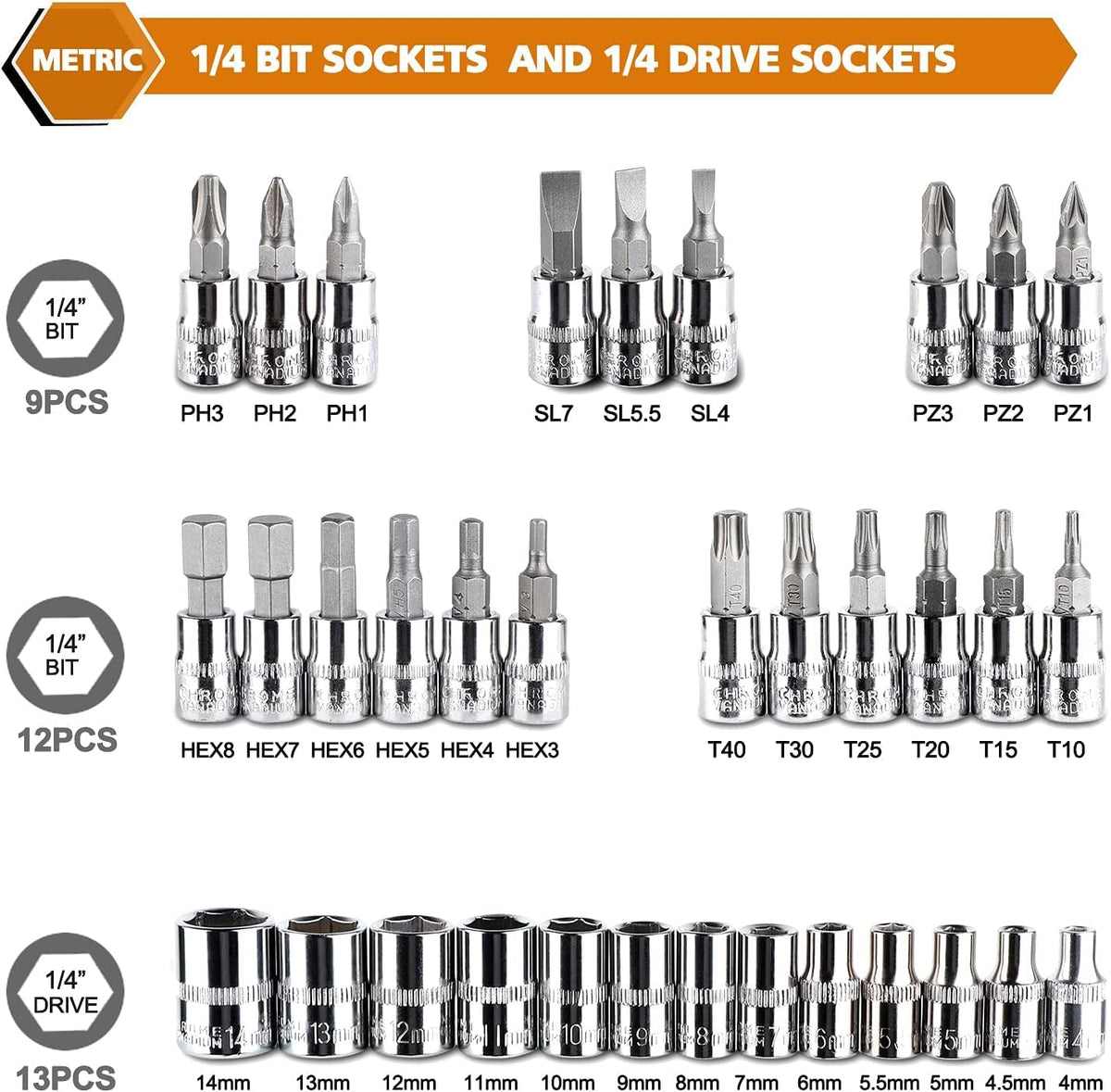 Egofine 1/4 drive universal joint enabling access to tight fasteners