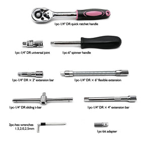 Egofine bit sockets with metric sizes for precise fittings