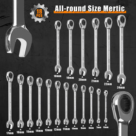Egofine chrome-vanadium steel wrenches close-up highlighting durability.