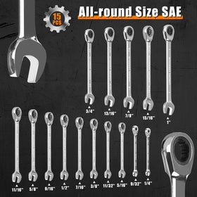 Egofine full-length ratcheting wrenches deliver reach and leverage