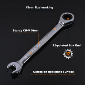 Egofine full-length wrenches showcase extended reach and leverage.
