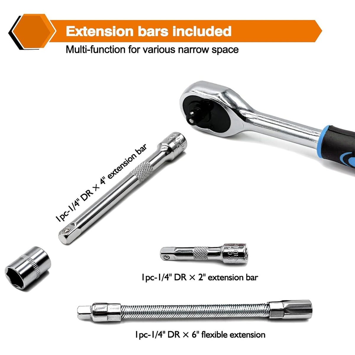 Egofine hex wrenches and bits cover common screw sizes