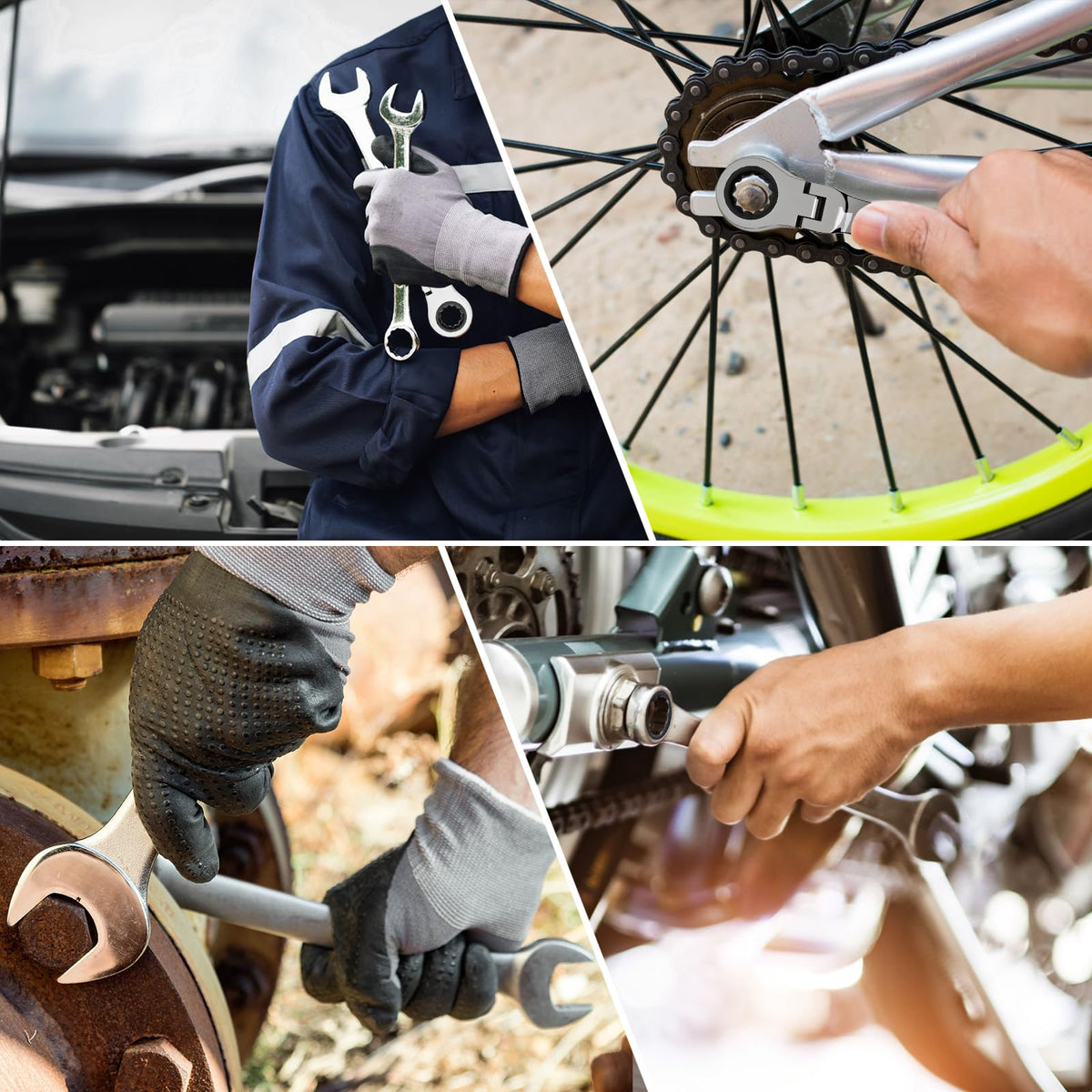 Egofine multipurpose wrench suited for home and garage repairs