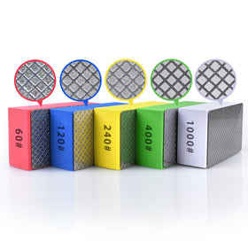EGOFIX pads in 60/120/240/400/1000 grit for fast material removal and smooth finishes.