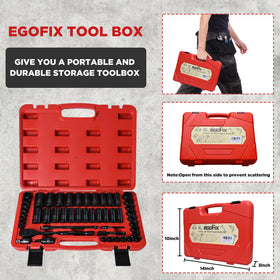 EGOFIX impact universal joint enables flexible angles in confined areas