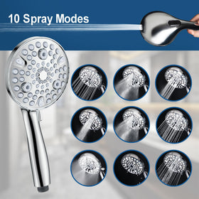 EgretShower high-pressure rain setting for full-body coverage